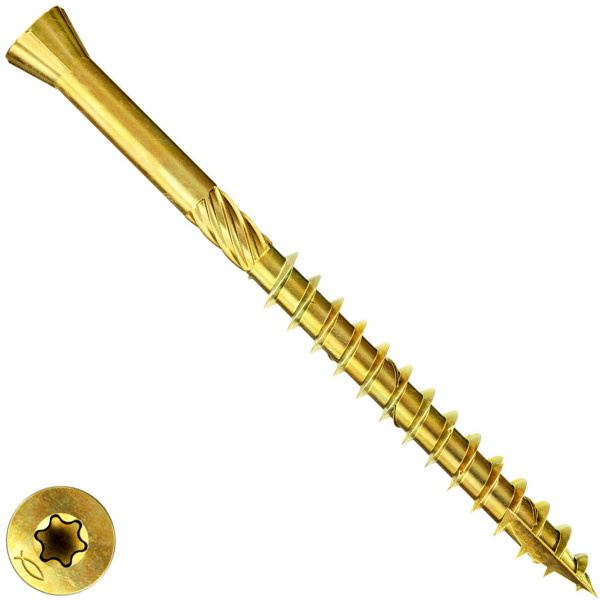 Шуруп для паркетной доски FTF-ST 3,5 х 55 YZP