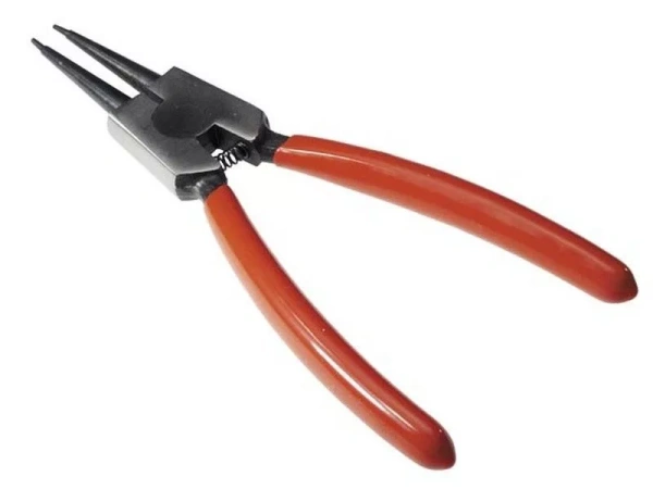 Щипцы для внешних стопорных колец "Практик" 150мм изогнутые