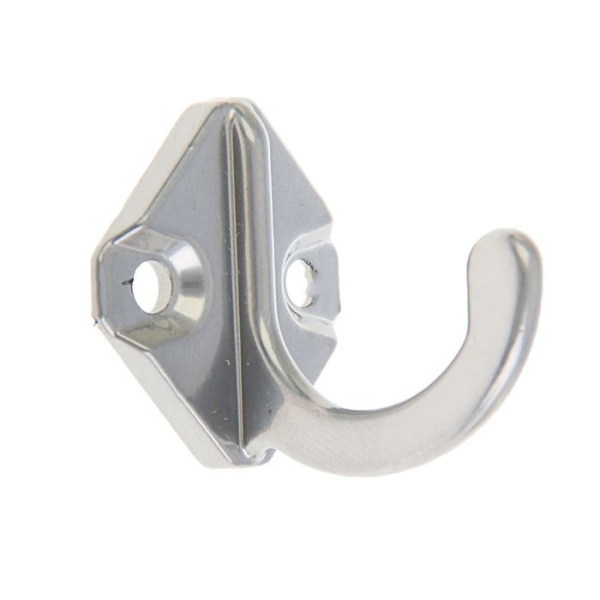 Крючок-вешалка одинарный хром (№25)