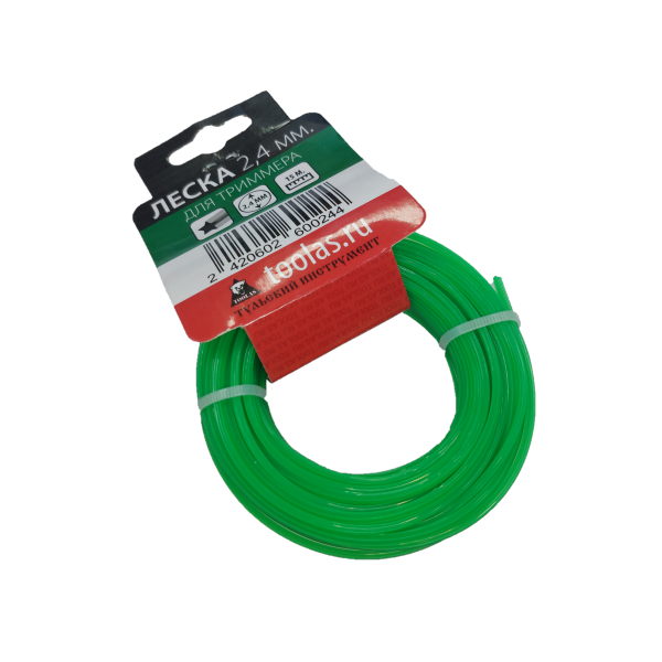 Леска для триммеров звезда 02,4мм  (15 м.)