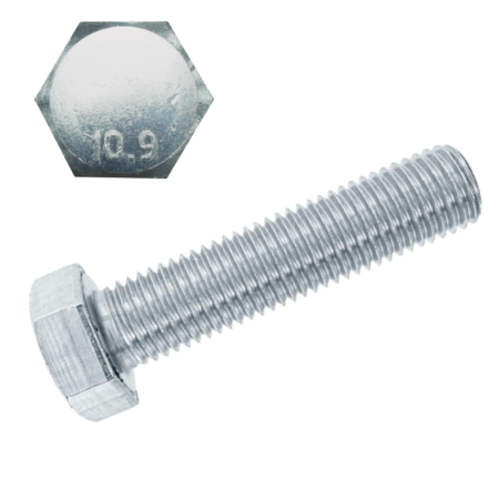 Болт с шестигранной головкой М08 х 025 (10,9)