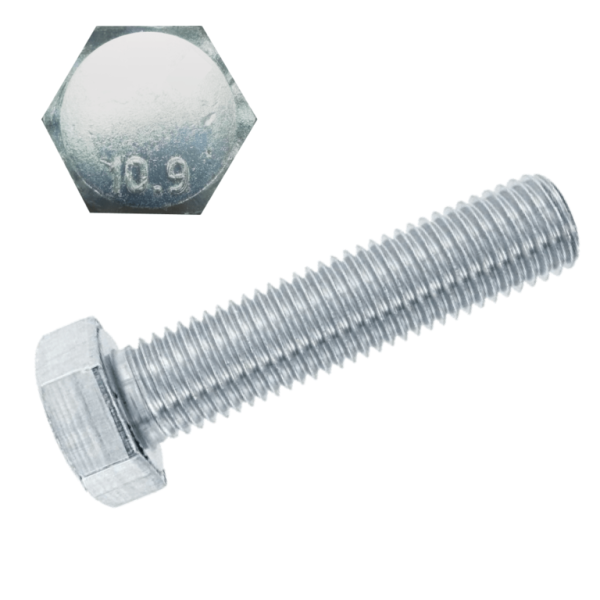 Болт с шестигранной головкой М10 х 030 (10,9)