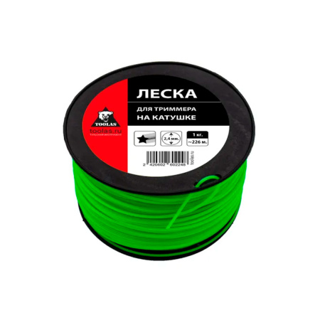 Леска на шпуле звезда 02,4мм 226м.