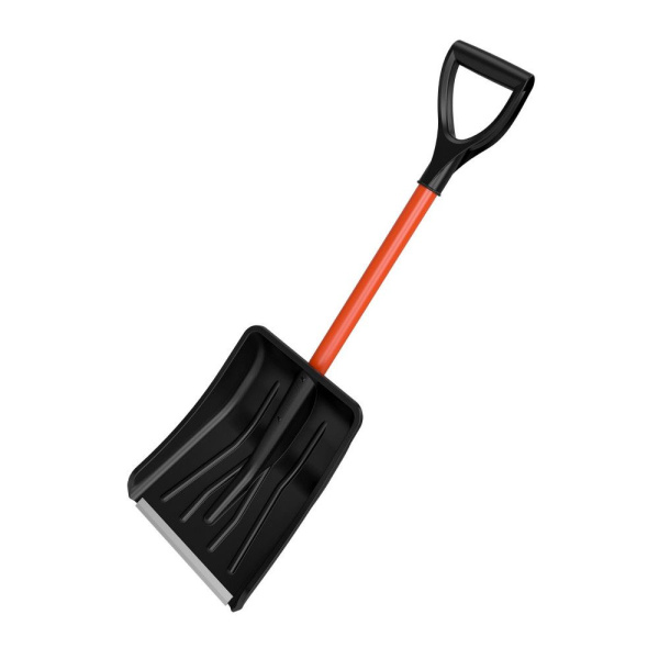 Лопата авто с накладкой 365 х 250 (алюм. ручка)