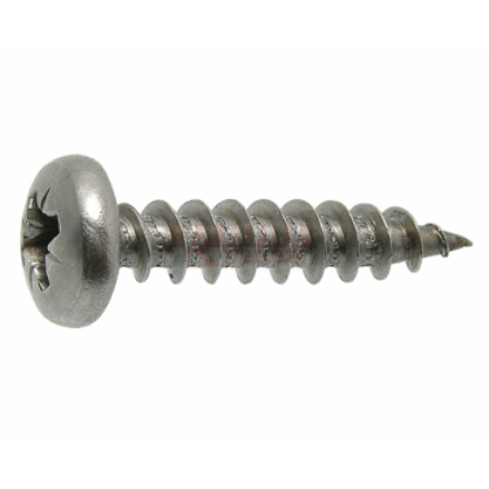 Шуруп универс/белый/полукр. головка 2,5х10*