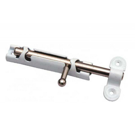 Шпингалет ЗТ1(скрытое крепл.) белый