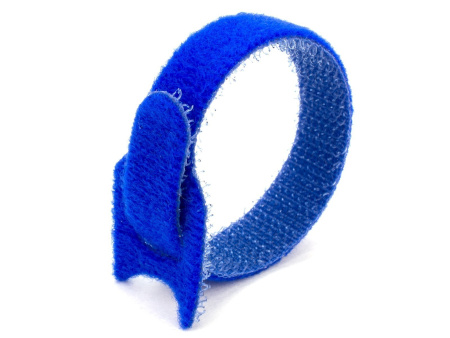 Стяжка-велькро 12 х 135 (синяя) (20)