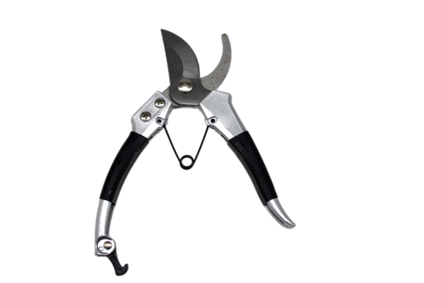 Секатор серо-черные рукоятки  