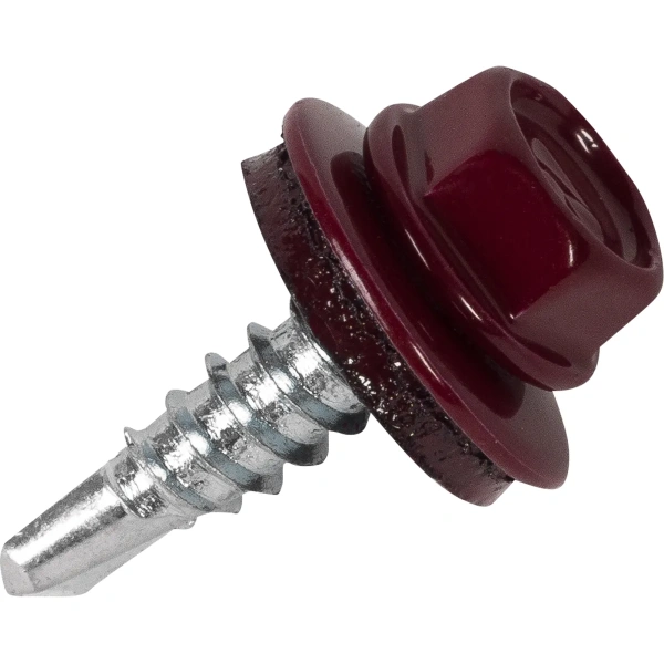 Саморез кровельный 5,5 х 19 (3005 вишня) 4000