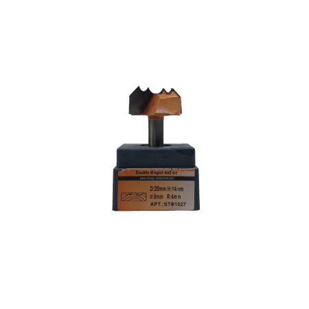 Фреза паз. для розеток STF 1027  08 х 28 х 14 R4