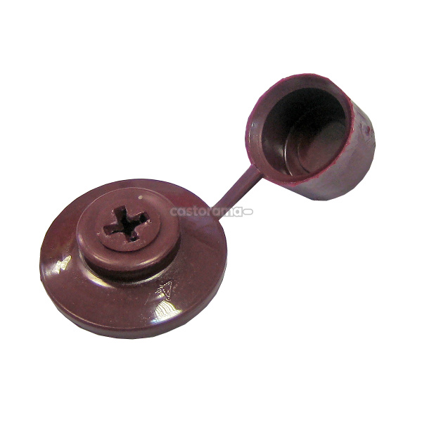 Шайба кровельная  с колпачком БОРДО (250)