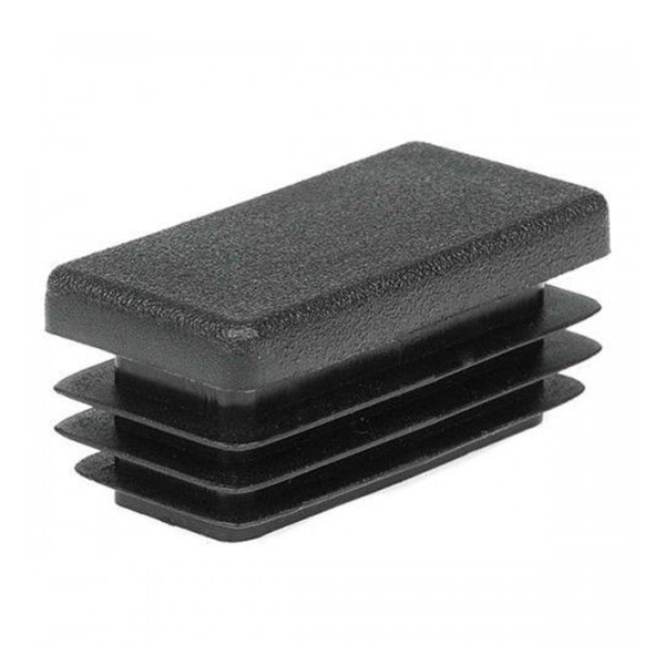Заглушка для труб прямоугольная 40х60мм черная(100)