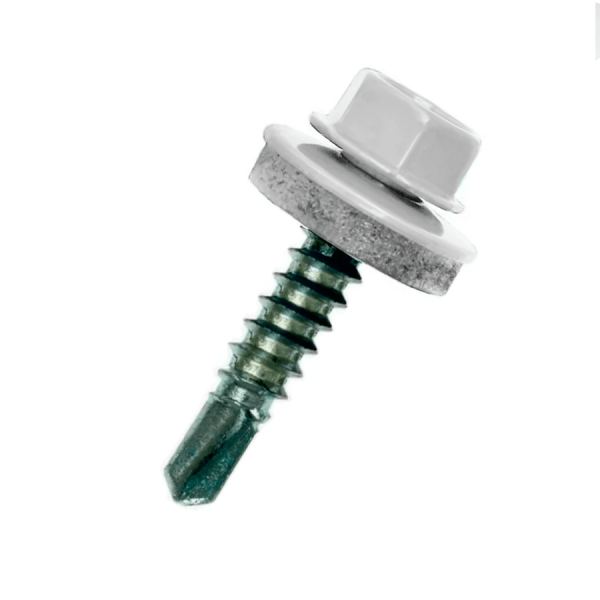 Саморез кровельный 5,5 х 25 (9003 белый) 3500