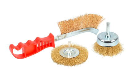 Набор щёток по металлу (3 предмета)