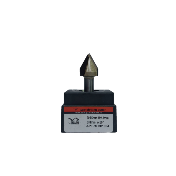 Фреза пазовая галтельная STF1004 08 х 15 х 13