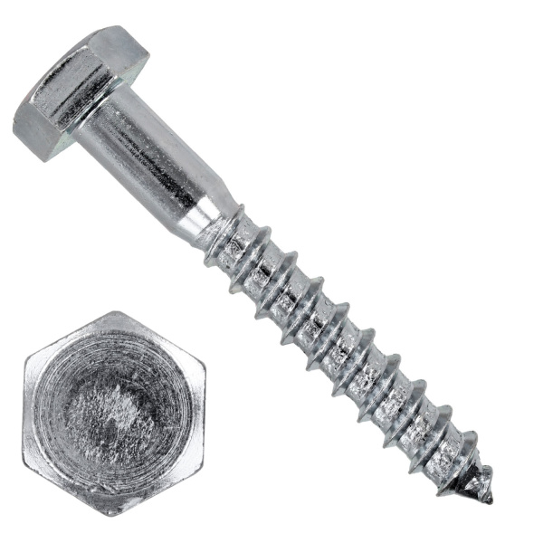 Шуруп с шестигранной головкой 10 х 280