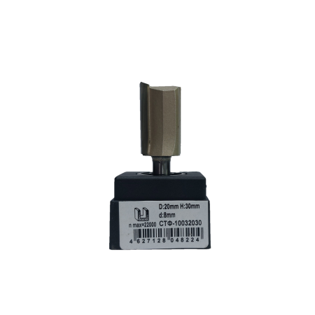 Фреза пазовая прямая STF - 1003 08 x 20 х 30