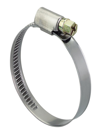 Хомут червячный 080(090) - 100(110) мм. (9 мм)