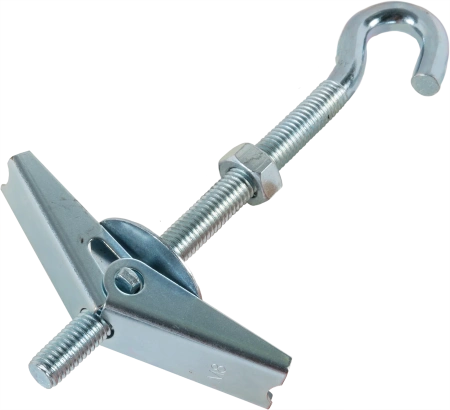 Складной пружинный дюбель с крюком М6 х 100  (50)