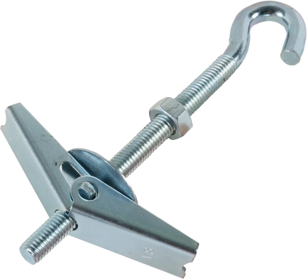 Складной пружинный дюбель с крюком М5 х 100  (100)