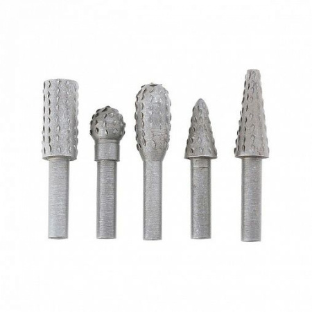 Шарошки металлические по дереву, 5 шт.