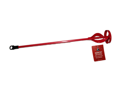 Миксер для краски 080 х 400 мм (красный) TOOLAS